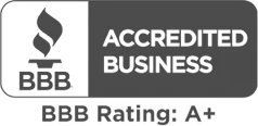 BBB Accredited Business, A+ rating